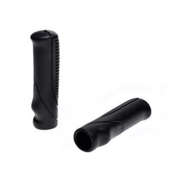 Set 2 mansoane biciclete, material PVC, culoare negru, lungime 150 mm, greutate 92 g Set 2 mansoane biciclete, material PVC, culoare negru, lungime 150 mm, greutate 92 g