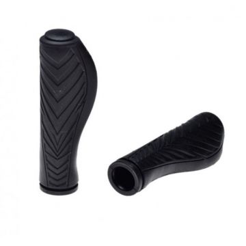 Set 2 mansoane biciclete VLG-1133AD2, ergonomice, culoare negru Set 2 mansoane biciclete VLG-1133AD2, ergonomice, culoare negru