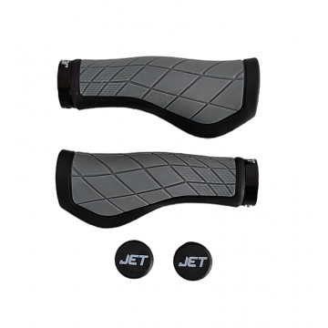 Set 2 mansoane ergonomice, Jet G-315, culoare negru gri Set 2 mansoane ergonomice, Jet G-315, culoare negru gri