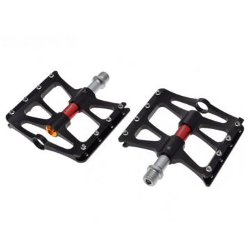 Set 2 pedale din aluminiu, filet 9 16, culoare negru Set 2 pedale din aluminiu, filet 9 16, culoare negru