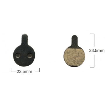 Set 2 placute frana JET-23-2 Metalice - Tektro IOX NOVELA 2010- Set 2 placute frana JET-23-2 Metalice - Tektro IOX NOVELA 2010-