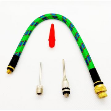 Set 5 accesorii pompa biciclete, furtun, adaptor AV-FV, pentru minge Set 5 accesorii pompa biciclete, furtun, adaptor AV-FV, pentru minge