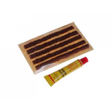 Set 5 snur vulcanizare si solutie de lipire