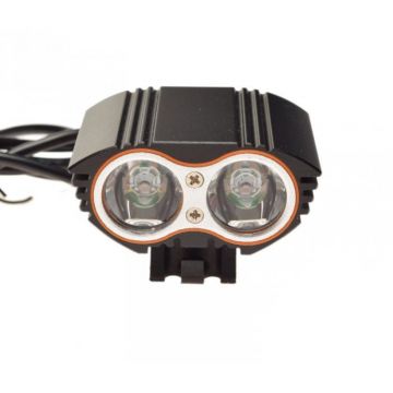 Set far cu 2 leduri, baterie de 4800mah Set far cu 2 leduri, baterie de 4800mah