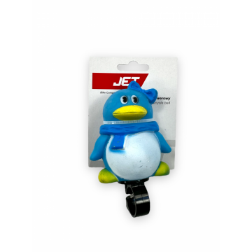 Sonerie biciclete Jet mascota pinguin, culoare albastru Sonerie biciclete Jet mascota pinguin, culoare albastru