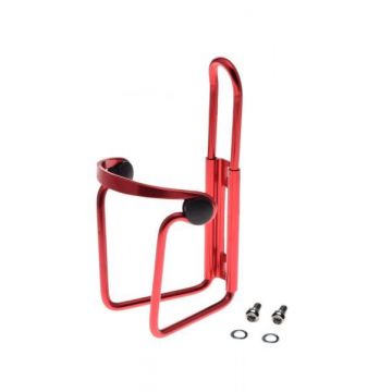 Suport bidon apa, din aluminiu, antivibratii, greutate 73 g, culoare rosu Suport bidon apa, din aluminiu, antivibratii, greutate 73 g, culoare rosu