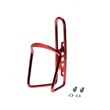 Suport bidon apa, din aluminiu, greutate 59 g, culoare rosu Suport bidon apa, din aluminiu, greutate 59 g, culoare rosu