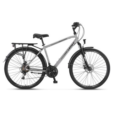 Bicicleta City Umit Montana M-480-S-2D, culoare gri, roata 28  , cadru otel, frana pe disc Bicicleta City Umit Montana M-480-S-2D, culoare gri, roata 28  , cadru otel, frana pe disc
