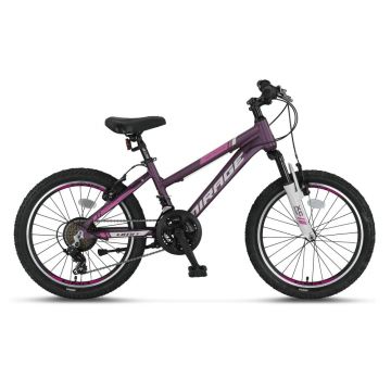 Bicicleta copii UMIT Mirage Girls, culoare mov roz, roata 20  , cadru aluminiu Bicicleta copii UMIT Mirage Girls, culoare mov roz, roata 20  , cadru aluminiu