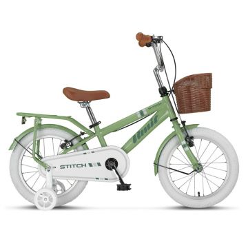 Bicicleta copii Umit Stitch Man, culoare verde, roata 16  , cadru otel Bicicleta copii Umit Stitch Man, culoare verde, roata 16  , cadru otel
