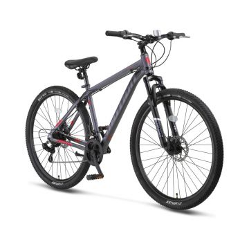 Bicicleta MTB Umit Motion 2D, cadru 18   din aluminiu, 21 viteze, roata 27.5  , frana disc, culoare gri rosu Bicicleta MTB Umit Motion 2D, cadru 18   din aluminiu, 21 viteze, roata 27.5  , frana disc, culoare gri rosu