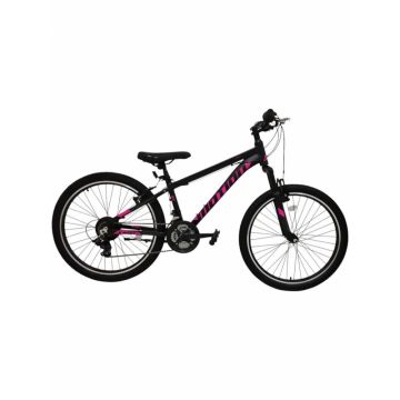 Bicicleta MTB Umit Motion Lady, cadru 16   din aluminiu, 21 viteze, roata 26  , culoare negru roz Bicicleta MTB Umit Motion Lady, cadru 16   din aluminiu, 21 viteze, roata 26  , culoare negru roz