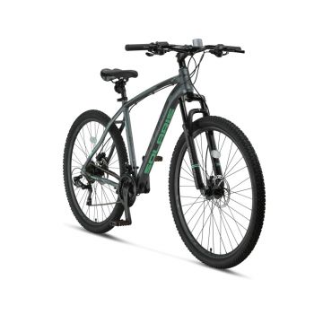 Bicicleta MTB Umit Solaris, 21 viteze, culoare antracit turcoaz, roata 27.5  , cadru din aluminiu 18  , frana hidraulica Bicicleta MTB Umit Solaris, 21 viteze, culoare antracit turcoaz, roata 27.5  , cadru din aluminiu 18  , frana hidraulica