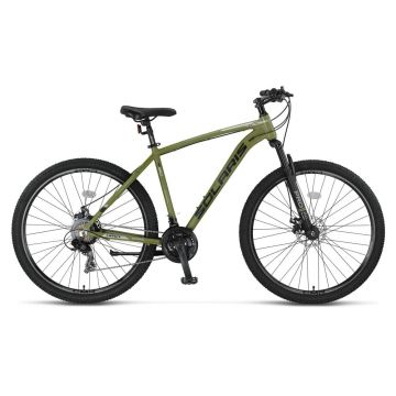 Bicicleta MTB Umit Solaris, 21 viteze, culoare kaki, roata 29  , cadru din aluminiu 18  , frana disc Bicicleta MTB Umit Solaris, 21 viteze, culoare kaki, roata 29  , cadru din aluminiu 18  , frana disc