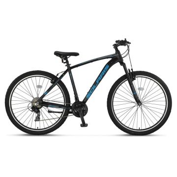 Bicicleta MTB Umit Solaris, 21 viteze, culoare negru albastru, roata 27.5  , cadru din aluminiu, V-brake Bicicleta MTB Umit Solaris, 21 viteze, culoare negru albastru, roata 27.5  , cadru din aluminiu, V-brake