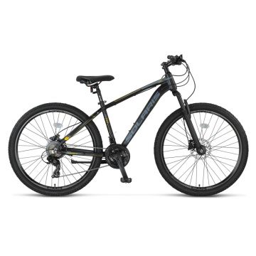 Bicicleta MTB Umit Solaris, 21 viteze, culoare negru galben, roata 29  , cadru din aluminiu 18  , frana hidraulica Bicicleta MTB Umit Solaris, 21 viteze, culoare negru galben, roata 29  , cadru din aluminiu 18  , frana hidraulica