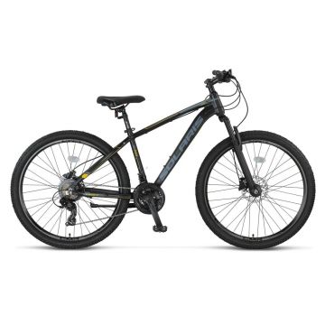 Bicicleta MTB Umit Solaris, 21 viteze, culoare negru galben, roata 29  , cadru din aluminiu 20  , frana hidraulica Bicicleta MTB Umit Solaris, 21 viteze, culoare negru galben, roata 29  , cadru din aluminiu 20  , frana hidraulica