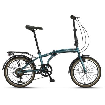 Bicicleta Umit Cund, 6 viteze, pliabila, cadru otel, roata 20  , culoare turcoaz Bicicleta Umit Cund, 6 viteze, pliabila, cadru otel, roata 20  , culoare turcoaz