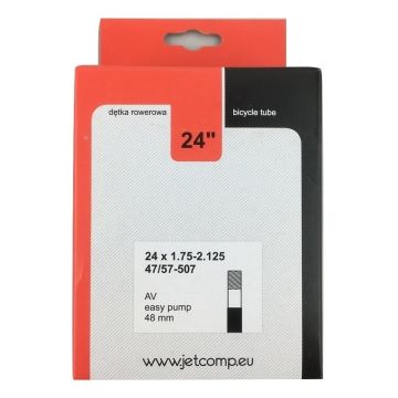 Camera de aer biciclete JET 24  x1,75 2,125 AV-48mm Camera de aer biciclete JET 24  x1,75 2,125 AV-48mm