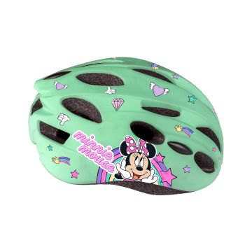 Casca biciclisti copii IN-MOLD, model Minnie Mouse, culoare verde, marime M(52-56cm) Casca biciclisti copii IN-MOLD, model Minnie Mouse, culoare verde, marime M(52-56cm)