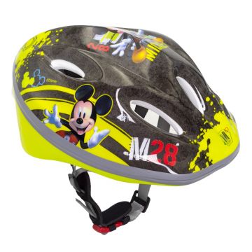Casca biciclisti copii, model Mickey Mouse, culoare negru galben, marime M(52-56cm) Casca biciclisti copii, model Mickey Mouse, culoare negru galben, marime M(52-56cm)
