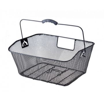Cos biciclete spate, culoare negru, 41 x 31 x 16 cm Cos biciclete spate, culoare negru, 41 x 31 x 16 cm