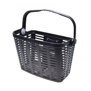 Cos fata grilaj plastic cu maner, culoare negru Cos fata grilaj plastic cu maner, culoare negru