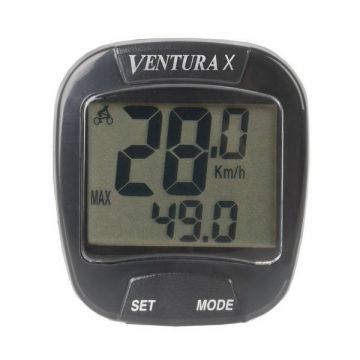 Kilometraj Ventura Digital 10 functii cu fir, culoare gri Kilometraj Ventura Digital 10 functii cu fir, culoare gri