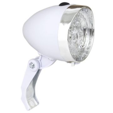 Lampa fata retro 592 cu baterie, culoare alb Lampa fata retro 592 cu baterie, culoare alb