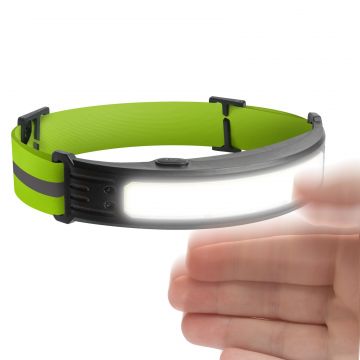 lanterna frontala cu control gestual - led cob rosu/alb - baterie de 800 mah - ip54 lanterna frontala cu control gestual - led cob rosu/alb - baterie de 800 mah - ip54