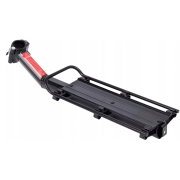 Portbagaj spate universal din aluminiu, prindere tija sa, culoare negru