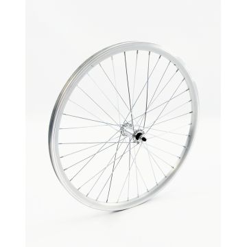 Roata fata dubla DSX, biciclete MTB 24 inch, culoare argintiu Roata fata dubla DSX, biciclete MTB 24 inch, culoare argintiu