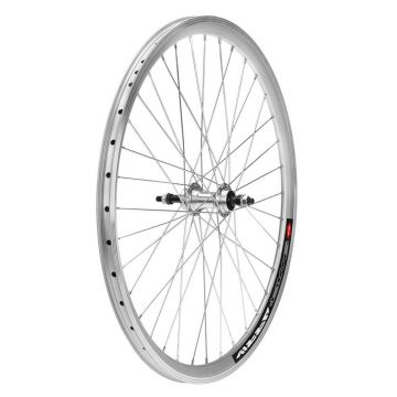 Roata spate dubla pentru biciclete MTB 24  , culoare argintiu Roata spate dubla pentru biciclete MTB 24  , culoare argintiu