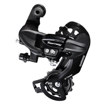 Schimbator spate Shimano Tourney RD-TY300 6 7 viteze, culoare negru