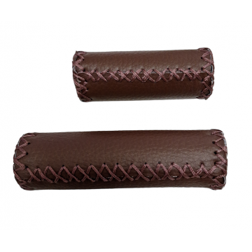 Set 2 mansoane biciclete Y788, lungime 120 90mm, culoare maro Set 2 mansoane biciclete Y788, lungime 120 90mm, culoare maro