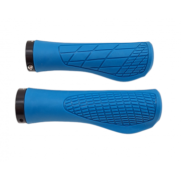 Set 2 mansoane ergonomice, JET GR6639, culoare albastru, L 133mm, inel de fixare inclus 22mm Set 2 mansoane ergonomice, JET GR6639, culoare albastru, L 133mm, inel de fixare inclus 22mm