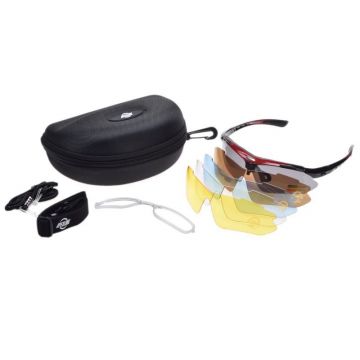 Set ochelari biciclisti, protectie UV, lentile polarizate multiple Set ochelari biciclisti, protectie UV, lentile polarizate multiple