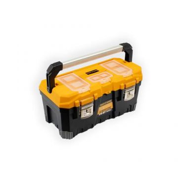 Trusa de transport scule Rotor 14813, 3 compartimente, 46.63 l (Galben/Negru)