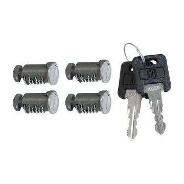 Butuci antifurt cu cheie pentru bare transversale Menabo Tema