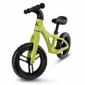 Bicicleta fara pedale Kidwell Jogo Lime, roti din spuma Eva, greutate admisa 30 kg