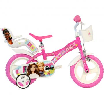 Bicicleta copii 12   - Barbie roz