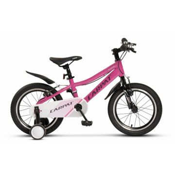 Bicicleta pentru copii 4-6 ani Carpat C16261A Fucsia 16 inch