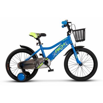 Bicicleta pentru copii 7-10 ani Rich R2005A AlbastruVerde 20 inch