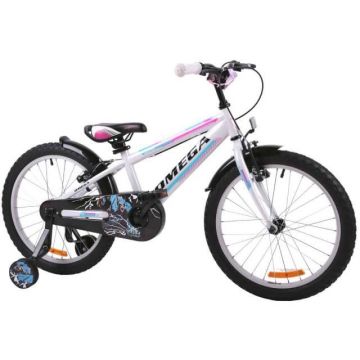 Bicicleta copii Omega Master alb 16