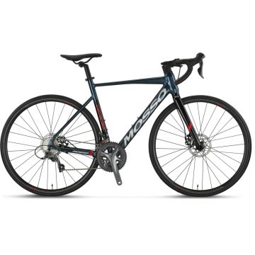 Bicicleta Mosso cursiera Cavalier Claris,roata 28 ,16 viteze, cadru 560mm din aluminiu,albastru,frana disc