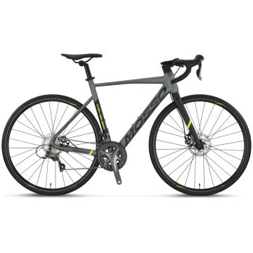 Bicicleta Mosso cursiera Cavalier Claris, roata 28  , 16 viteze, cadru 580mm din aluminiu,  gri ,frana disc