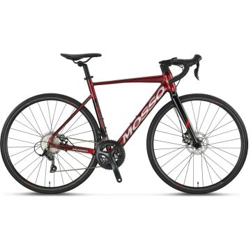 Bicicleta Mosso cursiera Cavalier Sora, roata 28  , 18 viteze, cadru 580mm din aluminiu,  visiniu ,frana disc
