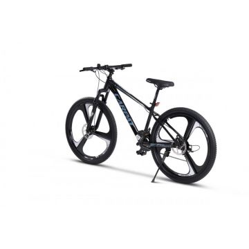Bicicleta MTB Carpat Evolution C27313M NegruGriAlb 27.5 inch, cadru din aluminiu, frana mecanica pe disc, suspensie pe arc