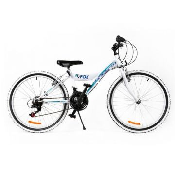 Bicicleta MTB Passati Fox 24   alb albastru