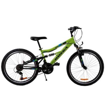Bicicleta MTB Passati Magic 24   verde fullsuspension